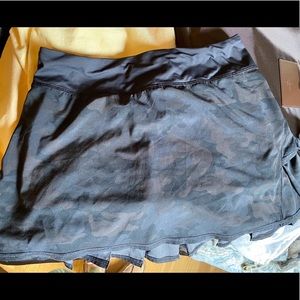 Lululemon Pace Rival Camo Skirt